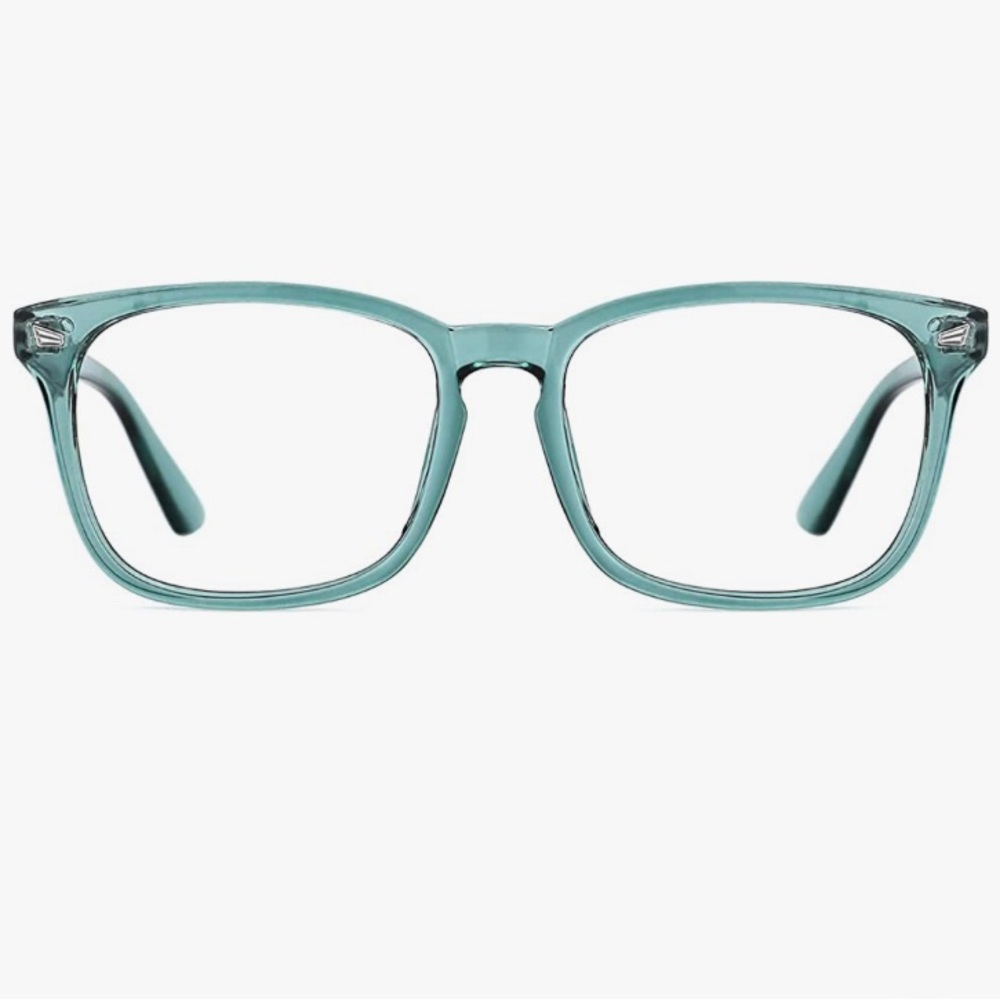 Orange by TIJN Blue Light Glasses (color: sea green)